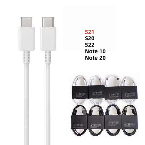 Image of S21 5A Type C to C cable for Samsung phones