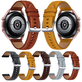 Wholesale PU leather watch band for Samsung Galaxy watches 20 22mm