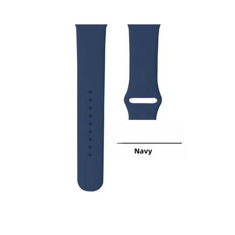 Image of Original OEM Silicone band for iWatch 1 2 3 4 5 6 7  8 9 10 11 se ultra 2 3