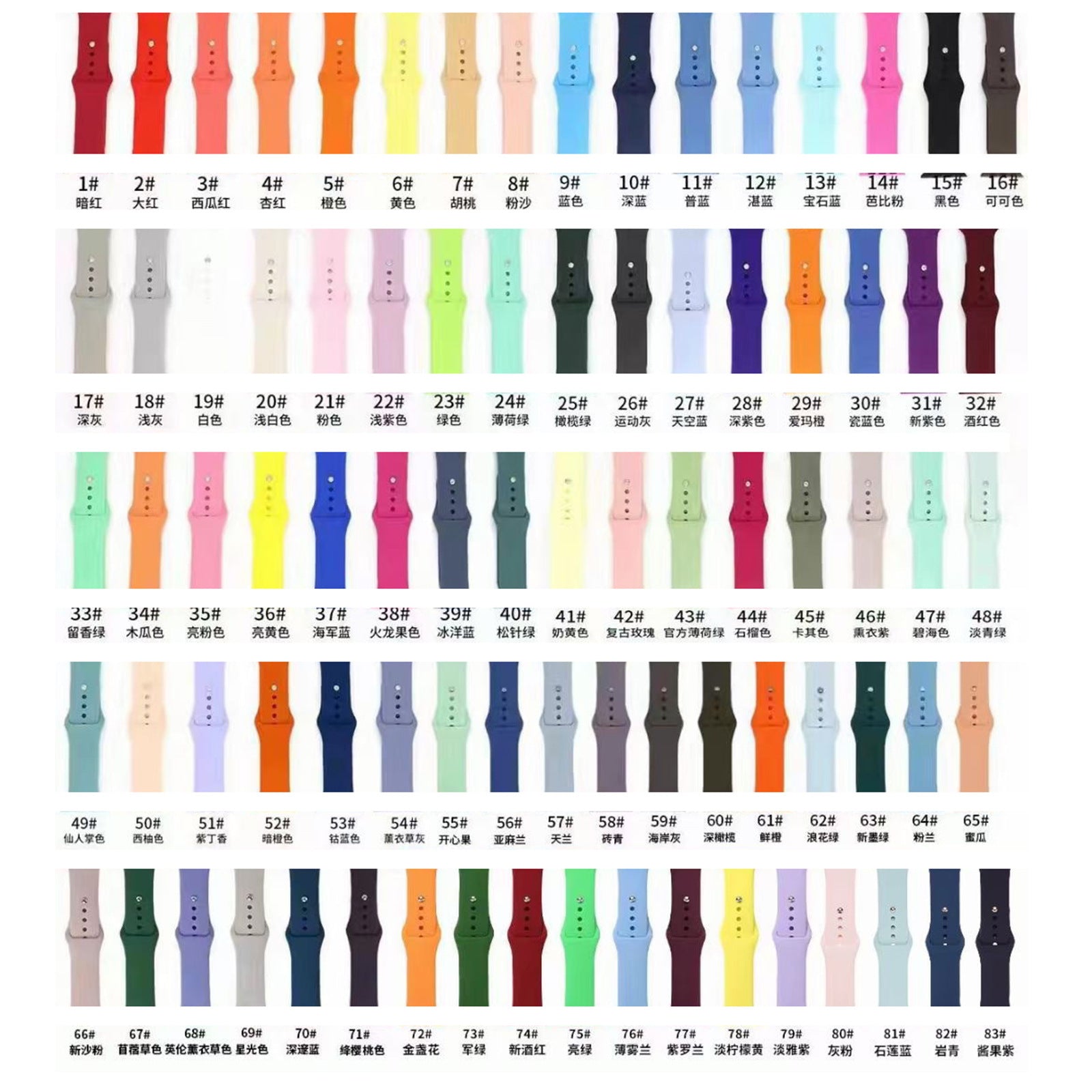 Original OEM Silicone band for iWatch 1 2 3 4 5 6 7  8 9 10 11 se ultra 2 3