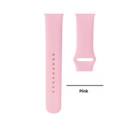 Image of Original OEM Silicone band for iWatch 1 2 3 4 5 6 7  8 9 10 11 se ultra 2 3