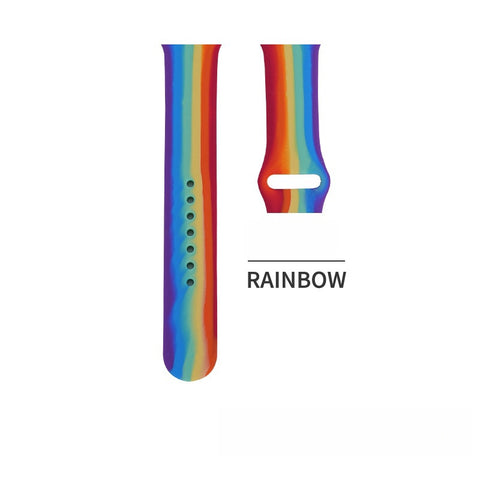 Image of Original OEM Silicone band for iWatch 1 2 3 4 5 6 7  8 9 10 11 se ultra 2 3