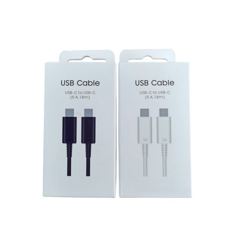 Image of S21 5A Type C to C cable for Samsung phones