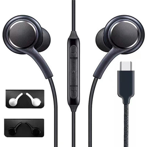 Image of Note10 earbuds with Volume control & Mic for Samsung phones
