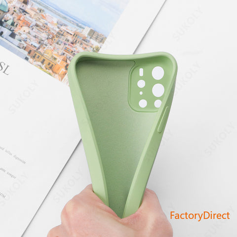 Image of Liquid Silicone Soft Case For OnePlus 9R 9 Pro 8T 8 Pro Shockproof Square Candy Color Phone Case Camera Protective Cover