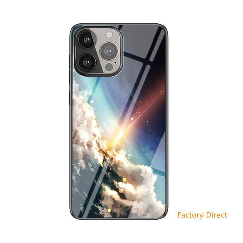 Image of Stars Sky design Tempered Glass phone Case For Oneplus models