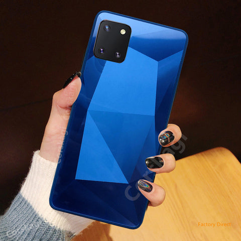 Image of Diamond design Fancy shining Jelly colorful phone case for Samsung A Sery models