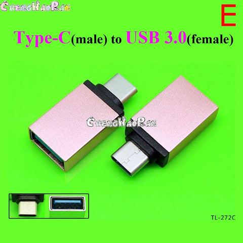 Image of Female Male IOS Micro USB Type-C USB 3.0 Cable Charging Cable Converter Adapter