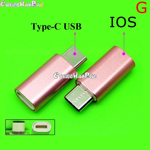Image of Female Male IOS Micro USB Type-C USB 3.0 Cable Charging Cable Converter Adapter