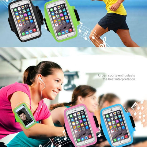 Image of Universal 4.5- 6.1 inch Sport Waterproof Armband Bag For iPhone 12 11 6s 7 8 Plus X XS Phone Case Outdoor Running Sport Armbands