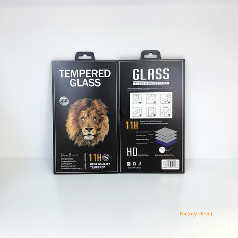 Image of Hard Paper box Retail packagings for smart phone screen protector tempered glass