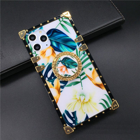 Image of Luxury Bling Square Phone Cover for iphone models