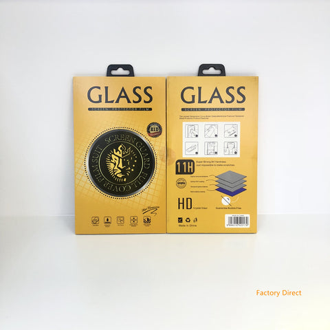 Image of Hard Paper box Retail packagings for smart phone screen protector tempered glass