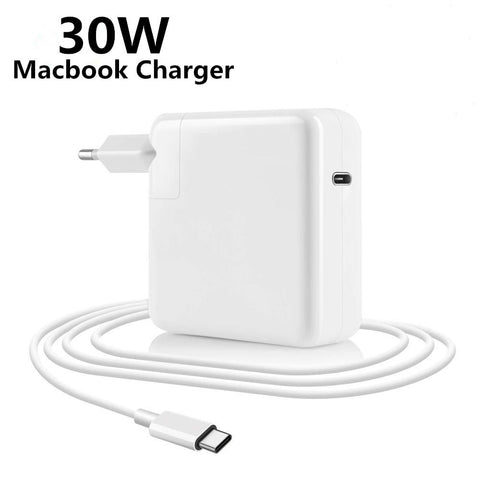 Image of 30W 65W PD USB C Type-C Notebook Laptop Quick MagSaf* Power Adapter Fast Charger For Apple Macbook Air 12'' IPhone HP Samsung