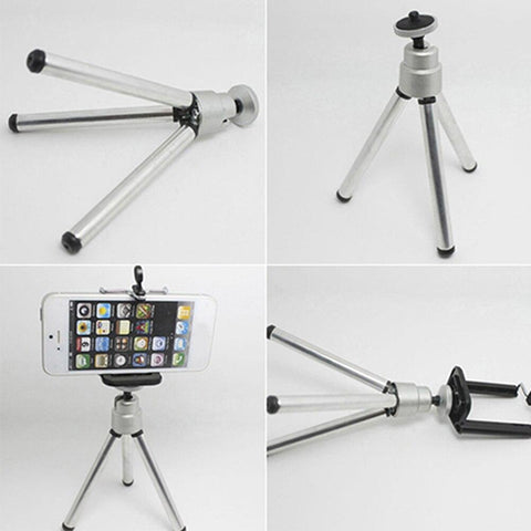 Image of 360 Degree Rotatable Stand Mini Tripod For mobile phones