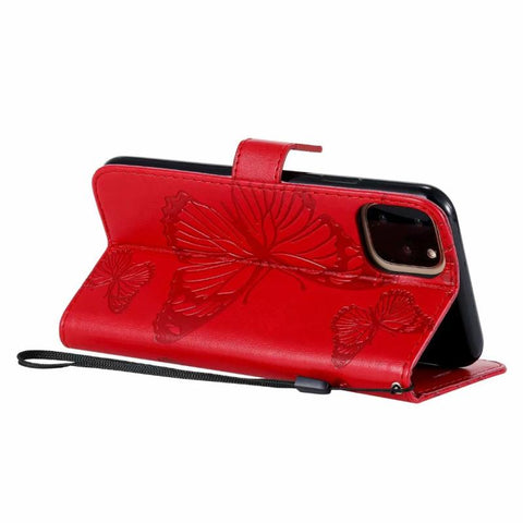 Image of 3D Butterfly Flip Leather phone Case for iphone models