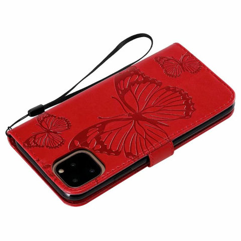 Image of 3D Butterfly Flip Leather phone Case for iphone models