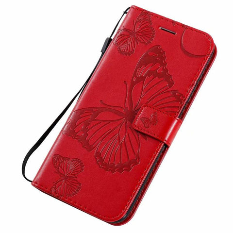 Image of 3D Butterfly Flip Leather phone Case for iphone models