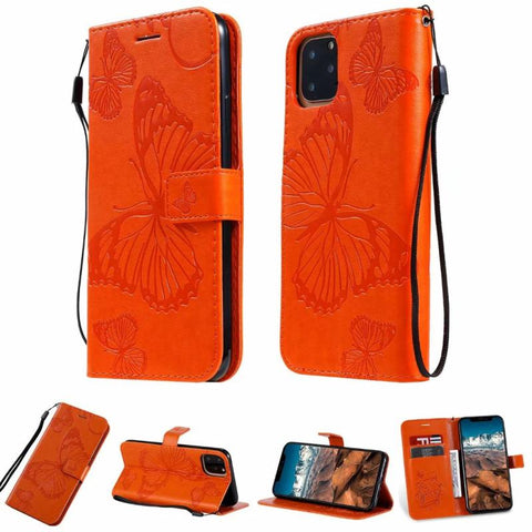Image of 3D Butterfly Flip Leather phone Case for iphone models
