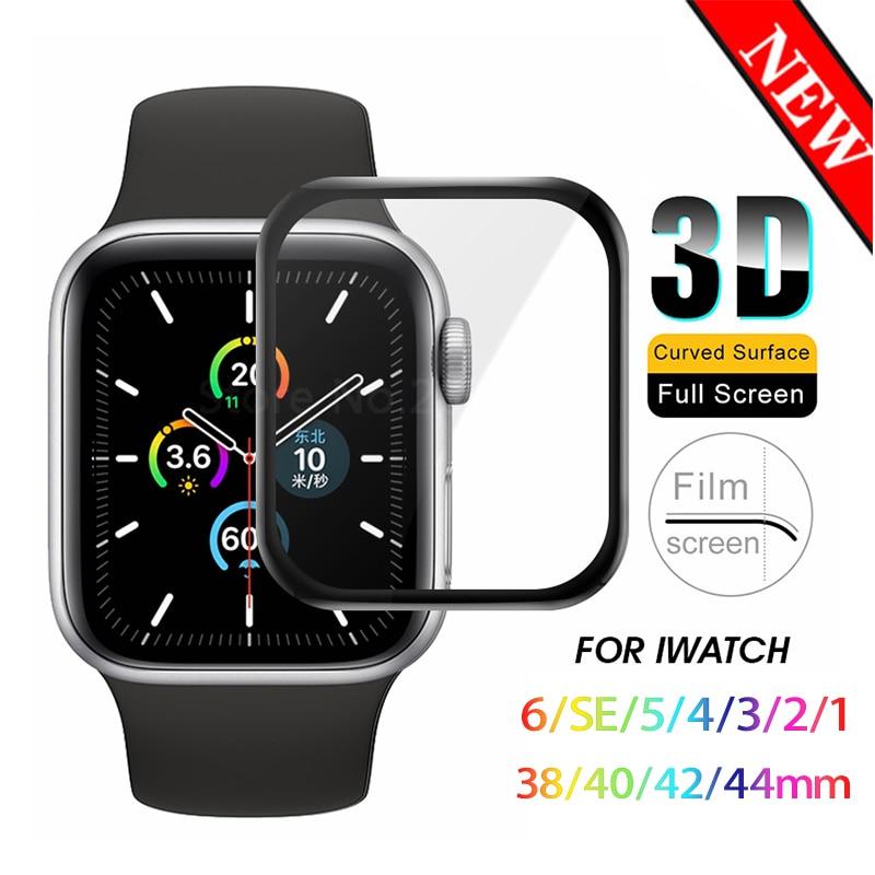 3D Full Cover Nano Tempered Glass For Apple Watch Series 38 40 42 44mm Screen Protector coated Glass iwatch 4 3 2 38mm 40mm