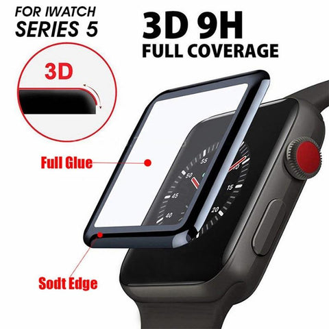 Image of 3D Full Cover Nano Tempered Glass For Apple Watch Series 38 40 42 44mm Screen Protector coated Glass iwatch 4 3 2 38mm 40mm
