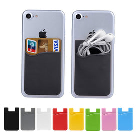 Silicone Back cover for mobile phones with card slot