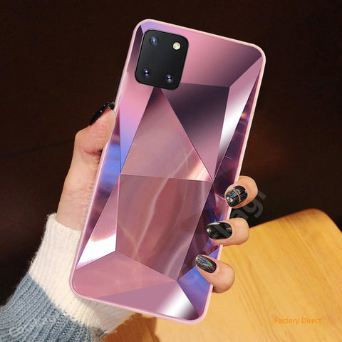 Image of Diamond design Fancy shining Jelly color phone case back cover for Samsung S M J Note Sery