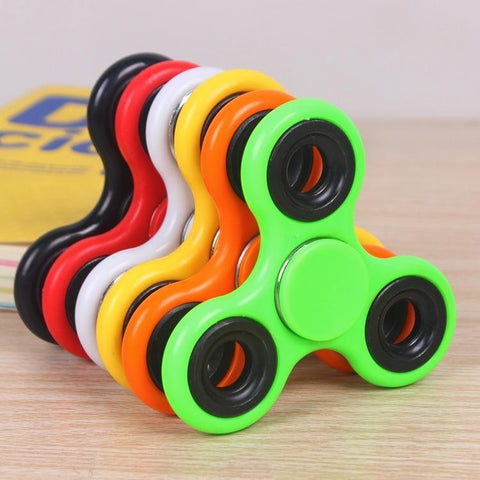 Image of ABS Fidget Spinner EDC Spinner For Autism ADHD Anti Stress Tri-Spinner High Quality Adult Kids Funny Toys