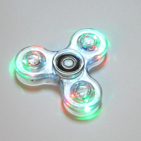 Image of 6colors Creative LED Light Luminous Fidget Spinner Changes Hand Spinner Golw in the Dark Stress Relief Toys For Kids