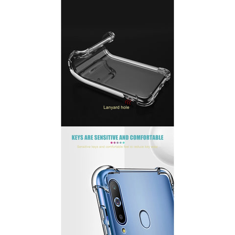 Image of Samsung Galaxy A70E A22 A82 A32 5G A72 4G Case Samsung A90 A80 A70 A60 A50 A40 A30 A20 Luxury Shockproof Transparent Case For A41 Phone Case Cover