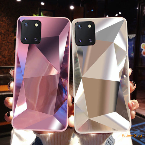 Image of Diamond design Fancy shining Jelly colorful phone case for Samsung A Sery models