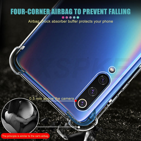 Image of Samsung Galaxy S21 Lite ultra plus S30 S20 S10 S9 S8 S7 edge Shockproof Clear Transparent Silicone Phone Case For samsung Note 2 3 4 5 6 8 9 10 5G Protection Back Case