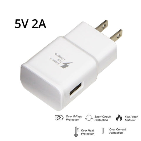 Image of Samsung QC3.0 Fast Charger Rapid Turbo 5V 2A USB Wall Adapter
