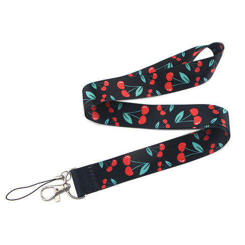 Image of Fruit design Lanyard for Keys Phone Strap ID Badge Holder Fashion Gifts