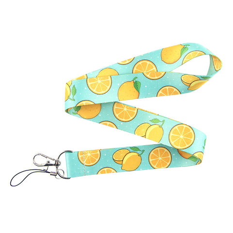 Image of Fruit design Lanyard for Keys Phone Strap ID Badge Holder Fashion Gifts