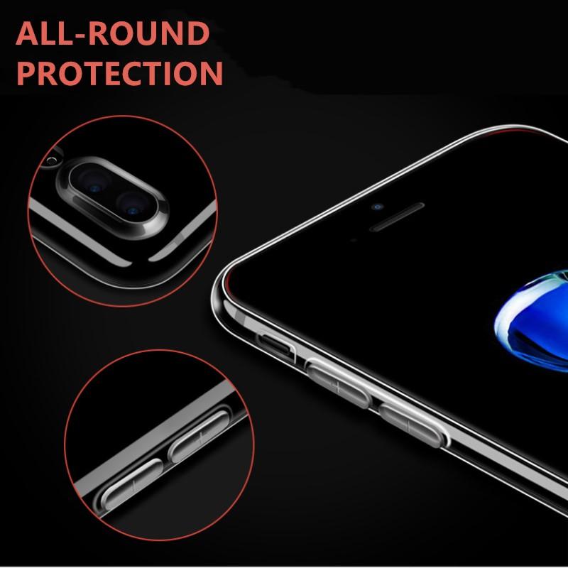 Ultra Thin Clear Soft Silicone Case for all phone models