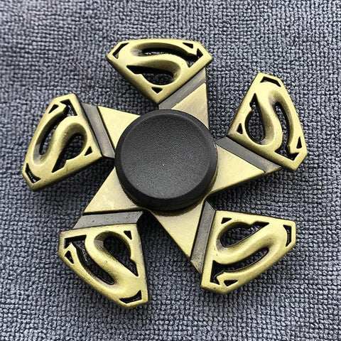 Image of Fidget Spinner Brass Color Zinc Alloy Metal Hand Spinner