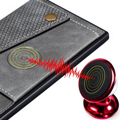 Image of Flip Leather Card Slot Holder Case For Samsung Galaxy A1 sery Wallet Phone Cover