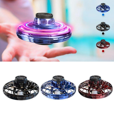 Image of Flynova Mini Drone LED UFO type Flying Helicopter spinner Fingertip Upgrade Flight Gyro Drone Aircraft Toy Adult Kids Gift