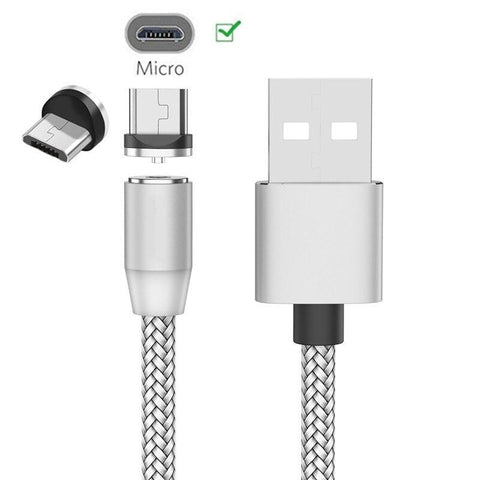 Image of European plug USB Charger For Samsung Magnetic Micro Cable LED Wall Charger