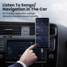 iPhone to 3.5mm Jack Aux adapter Cable Car Speaker Headphone for latest iOS