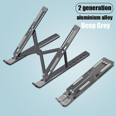 Image of Laptop Stand for MacBook Pro Notebook Stand Foldable Aluminium Alloy Tablet Stand Bracket Laptop Holder for Notebook