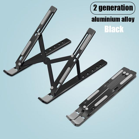 Image of Laptop Stand for MacBook Pro Notebook Stand Foldable Aluminium Alloy Tablet Stand Bracket Laptop Holder for Notebook