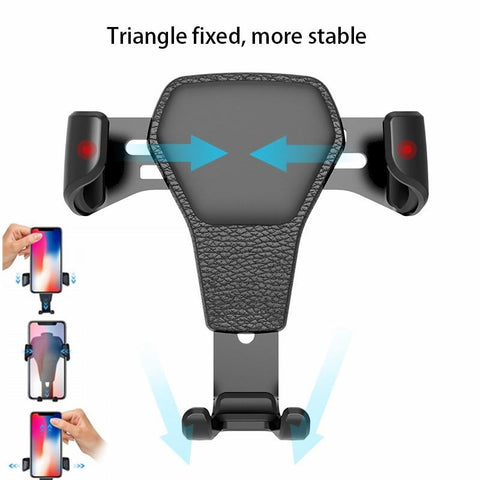 Image of Gravity Car Holder For Phone Air Vent Clip Mount with retail packaging