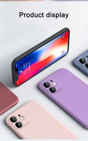 Image of Original Official Silicone Case For iPhone 13 pro max mini 12 11 Pro X XR XS 8 7 Case