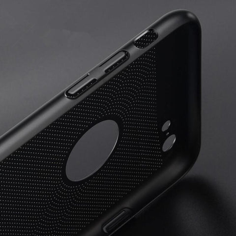 Image of Slim hard PC Dotted Matte Case Cover for iPhone Samsung models