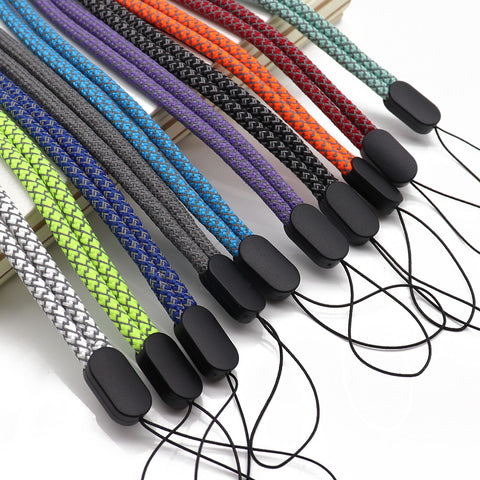 Image of Hot Mobile Phone Straps USB Key Short Lanyard Adjustable Walkie Talkie Hand Strap Wrist Rope Audio Anti-lost Lanyard