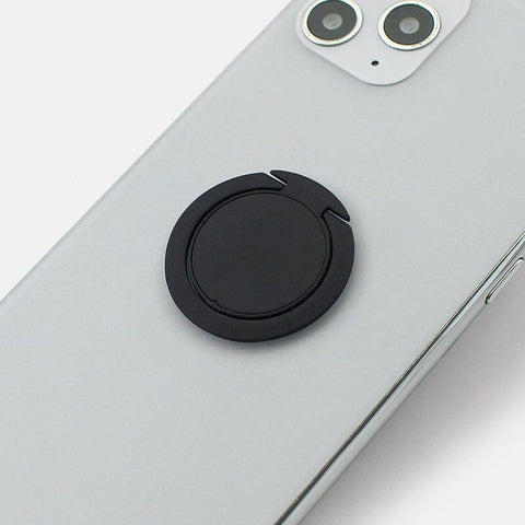 Image of Metal 360 Degree Spin Phone Ring Holder with retail packaging