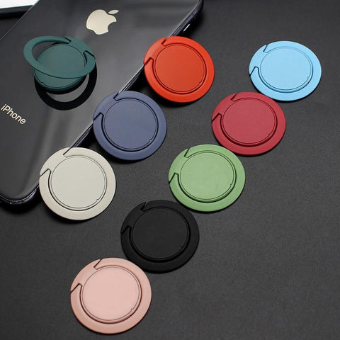 Image of Metal 360 Degree Spin Phone Ring Holder with retail packaging