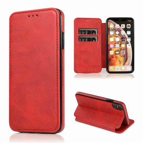 Image of Magnetic Flip phone Cover for Samsung S10 S20 S21 Note10 pro Note 20 pro